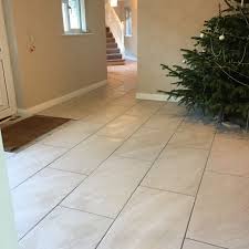 Quartz Beige Tileflair A seamless floor tile transition into the shower. quartz beige quartz beige