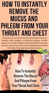 How To Instantly Remove The Mucus And Phlegm From Your Throat And Chest Throat Tickle Remedy Itchy Throat Remedy Throat Remedies