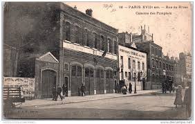 75017 Paris Rue De Rome Caserne Des Pompiers Arrondissement 17 Paris Carte Postale Vieux Paris