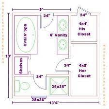 Connect with friends, family and other people you know. Free Bathroom Plan Design Ideas Master Bathroom Design 9x13 Size With His Her Closets Free 9x Bathroom Layout Plans Master Bath Layout Master Bathroom Layout