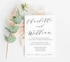 Wedding Invitation Wedding Invitation Template Invitation Download Calligraphy Wedding Invite Wedding Invitaion Printable Template Pdf Wedding Invitation Templates Wedding Invitations Printable Wedding Invitations