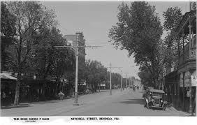 Mitchell Street Bendigo As It Looked In The 1930s Completely Different Today Canvas Art Prints Old Photos Framed Art