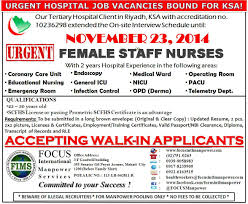 Extended Employer S Interview Urgent Vacancies Open For Female Rn Bound For Riyadh Ksa We Accept Walk In App Hospital Jobs Overseas Jobs Job Opportunities