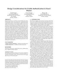 This may be just a ruse and prelude to much worse to come. Design Considerations For Usable Authentication In Smart Homes