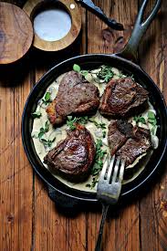 It's really enough just to cook them on the stove top on . Creamy Dijon Skillet Lamb Chops Bell Alimento