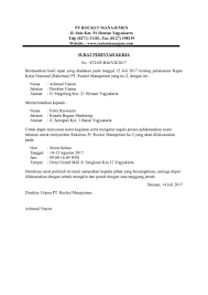 Contoh Formulir Surat Perintah Kerja Surat Tanggal Magelang