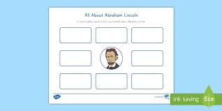 Thomas lincoln and nancy hanks. All About Abraham Lincoln Bubble Map