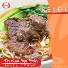 Karena selain enak juga bisa tahan lama dan praktis pula. Resep Mie Kuah Sapi Pedas Wajib Coba Bagi Pecinta Mie Basoyen