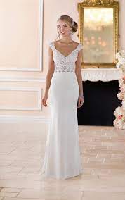 Wedding Dresses Cap Sleeve Column Wedding Dress Stella York Wedding Dress Cap Sleeves Column Wedding Dress Stella York Wedding Dress