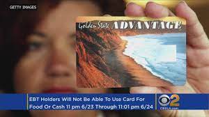 It can help buy nutritious foods for a better diet. Ebt Cards Across California To Go Offline For About 24 Hours Later This Month Youtube