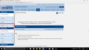 Has your hdfc credit card bill arrived? How To View Or Download Credit Card Statement Hdfc Netbanking Youtube