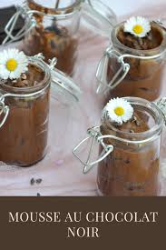 Mousse Au Chocolat Noir En 2020 Mousse Chocolat Noir Mousse Au Chocolat Chocolat Noir