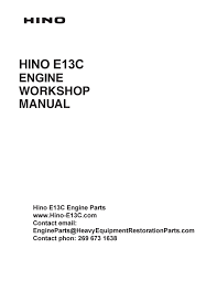 At speed with bentley's 2021 lineup: Hino E13c Engine Workshop Manual By Engineparts2 Issuu