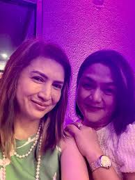 Last night celebrating the birthday of Giji Kocker with Laarni Enriquez,  Bebu Bulchand Rose Bautista, Lulu Boon Beano Jocie Arches Azenith Briones,  Jean Saburit, Cora Lopez etc. What a fun night ❤️😍