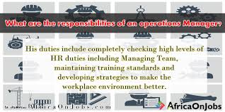 Operations Manager Operations Management Jobs In Ghana Free Job Posting