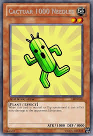 Cards by ycg forum moderator, mysticjhn. Fake Yu Gi Oh Card Cactuar Yugioh Cards Cards Yugioh
