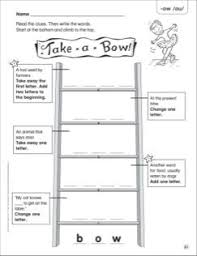 Take A Bow Ow Ou Word Ladder K 1 Printables Word Ladders Ou Words Teaching Phonics
