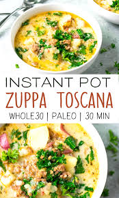 This Recipe For Instant Pot Zuppa Toscana Will Become A New Family Favorite This Soup Is Instant Pot Dinner Recipes Instant Pot Paleo Easy Instant Pot Recipes