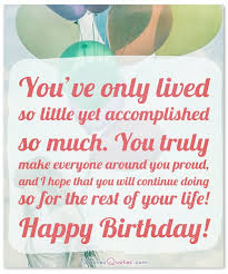 Birthday Message In Spanish The Birthday Wishes For Teenagers Article Of Your Dreams Inspirational Quotes Birthday Greetings For Facebook Cool Words