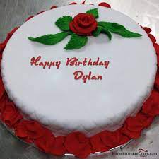 Happy Birthday Dylan Video And Images Happy Birthday Cake Pictures Happy Birthday Cake Images Birthday Wishes Cake