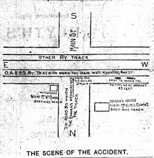 Railway Wrecks in the Ottawa Area -1899 Ottawa Main Street