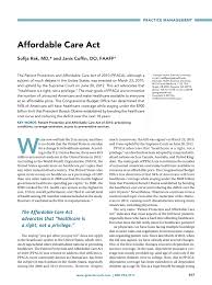 Learn about the affordable care act by reviewing the definition in the healthcare.gov glossary. Pdf Affordable Care Act