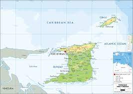 Check spelling or type a new query. Large Size Physical Map Of Trinidad And Tobago Worldometer