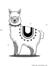 Dibujos De Llamas Para Colorear Y Alpacas Cartoon Drawings Star Illustration Animal Art