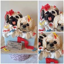 It's gross, but everyone still loves me! Shih Tzu Gift Box Cake Cake By Tickety Boo Cakes Cakesdecor