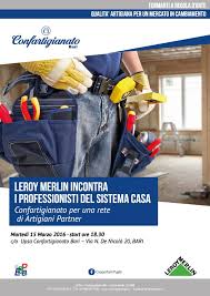 Page animée du lundi au vendredi. Confartigianato Bari