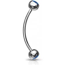 This means you will the snake bite piercing is sometimes confused with the snake eyes tongue piercing which is considered dangerous due to the high chance of rejection. 16g 14mm Surgical Steel Curved Barbell W Snake Eye Inlaid Ball Ends For Snake Eyes Tongue Piercing Forbidden Body Jewelry