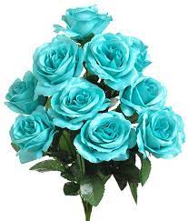 Silk diamond point tie tiffany blue. 1 Bouquet Of Turquoise Tiffany Blue 12 Open Long Stem Roses Silk Wedding Decoration Flowers Artificial Arrangement Bouquets Buy Online In Andorra At Andorra Desertcart Com Productid 98038081