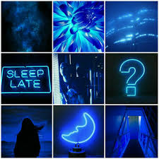 Black And Blue Aesthetic Collage Josh Dun Blue Aesthetic Pastel Wallpaper Black Aesthetic Wallpaper Aesthetic Colors