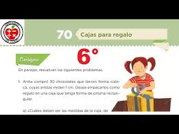 ▷ aqui encontraras problemas y ejercicios de matemática, aritmética, álgebra, geometría y trigonometría en esta sección encontraras gran cantidad de ejercicios de matemática para estudiantes de primero a ejercicios de operadores matemáticos para sexto grado de primaria. Desafio Matematico 70 Cajas De Regalo 6 De Primaria Contestado Youtube