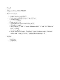 Komposisi kimia kelapa parut kering adalah kadar air 2 persen, lemak 67.5 persen, karbohidrat 5.9 persen, mineral 2.4 persen, serat 3.9 persen, protein 9.3 persen dan pentosan 8.9 persen. Kelapa Parut Kering