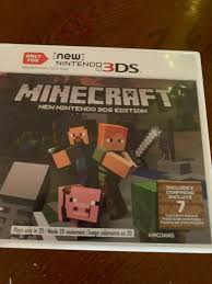 Minecraft New Nintendo 3ds Edition New Nintendo 3ds 2017 Minecraft Playing Game Nintendo 3ds Nintendo Nintendo 3ds Games