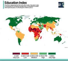 World Education Index (Creadit:royal.maps) : rMapPorn