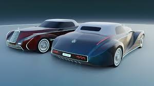 Artstation Retro Futuristic Mercedes Concept Car M Lucio Autos Deportivos Autos Diseno Automotriz