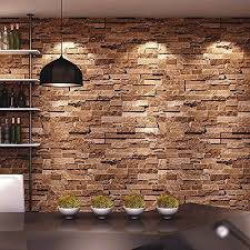 Birwall Cultural Faux Brick Stone Wallpaper 3d Kitchen Living Home 44 Stone Wallpaper Faux Brick Walls Red Brick Wallpaper