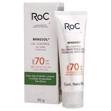 Pra mim o #minesol serum é muito bom! Protetor Solar Roc Minesol Oil Control Gel Creme Toque Seco Fps 70 50g Incolor Zattini