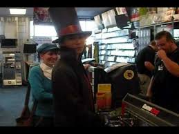 This Is So Funny It S Three People Cosplaying As Luke The Professor And Future Luke And They Are Buying Professor Layton A Professor Layton Layton Professor