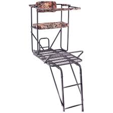 Guide gear universal hunting tree stand blind. Guide Gear Oversized 18 1 5 Man Ladder Tree Stand 663900 Ladder Tree Stands At Sportsman S Guide