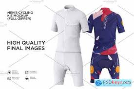 1l glossy plastic bottle mockup front view. Creativemarket Mens Cyling Jersey Kit Mockup 5599280