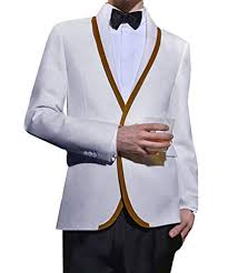 When you need to look your best for a formal occasion, you need a dress suit. Rongkim Men S Gold Surrounding Tuxedo Jacket Prom Men Suits Slim Fit 2 Piece Groom Blazer Buy Products Online With Ubuy Mauritius In Affordable Prices B07l9xb9gg