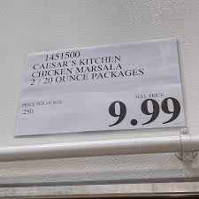 It's an easy dish that comes together in under an hour. Costco Buys Caesars Kitchen Chicken Marsala With Riced Facebook