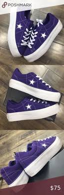 Converse Wmns One Star Platform Ox New Orchid Converse Converse Purple One Star