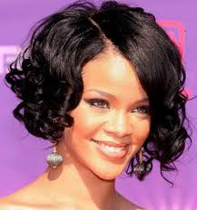 This very typical look shapes the hair into an a around the perimeter of the cut. Bob Haircuts For Black Women Wavy A Line Bob Askhairstyles