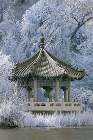Snowy Arbour Winter Scenes Scenery Pictures