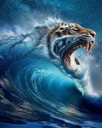 1,2, or 3? Which one do you like better? Part II of my 'Great Wave'  inspired fan art 🌊 Seeing the iconic painting in person sparked my  imagination, leading me to blend