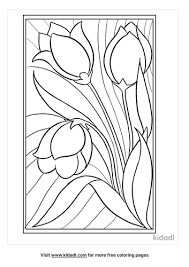 The colouring sheets feature images of jesus and the cross, making links to the. Stained Glass Flowers Garden Coloring Pages Free Flowers Coloring Pages Kidadl